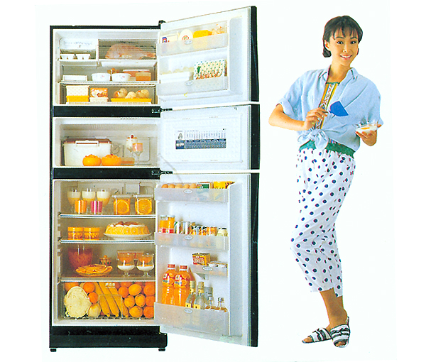 옛날 냉장고 CF 사진