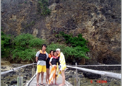 필리핀에서 찍은 가족 사진