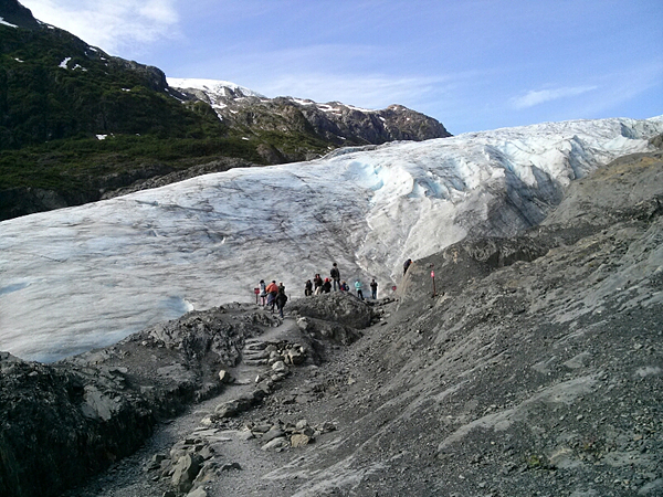 시워드의 산 빙하 사진