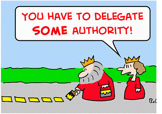 You Have To Delegate Some Authority