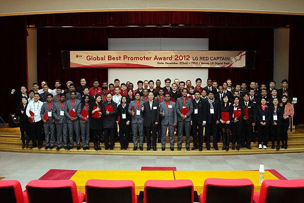 글로벌 베스트 프로모터 어워드 2012 단체사진