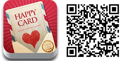 해피카드 앱 QR코드