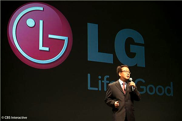 LG 발표 모습