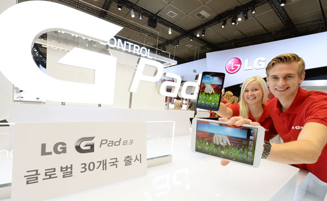 LG전자, ‘LG G Pad 8.3’ 세계 30개국 출시  