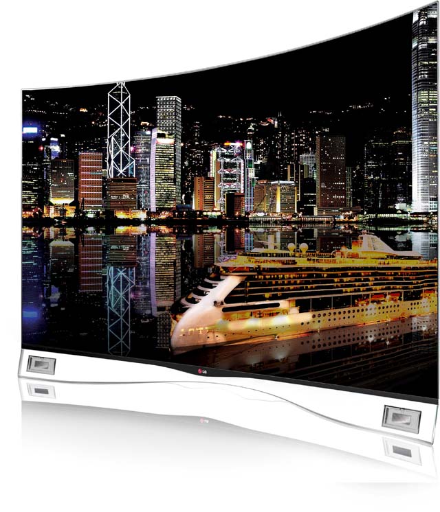 최근 국내외 친환경 인증을 연이어 획득한 LG전자 55인치 곡면 올레드 TV(모델명:55EA9800)