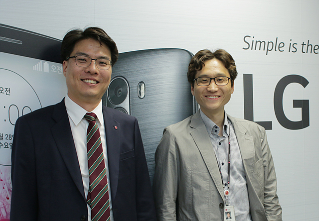 MC상품기획그룹 박관우 팀장(왼쪽)과 손주호 팀장(오른쪽)