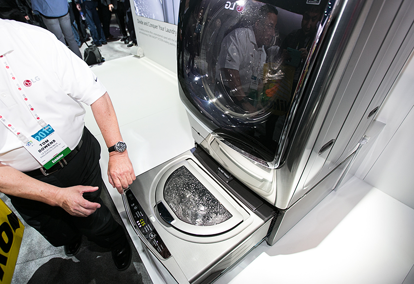 세계 최초 ‘트윈 세탁 시스템’이 적용된 세탁기
