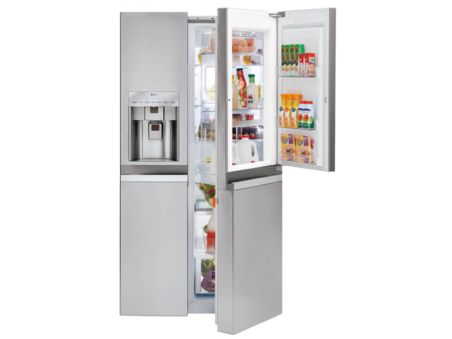 금상을 수상한 LG 양문형 냉장고 제품 이미지 입니다.