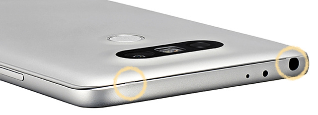 샤이니 컷을 적용한 LG G5 