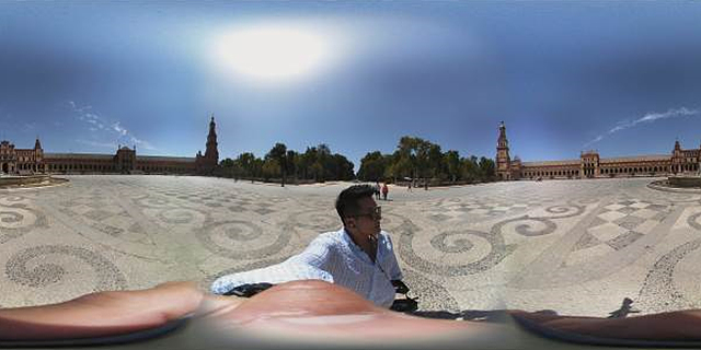 LG 360 캠으로 촬영한 세비야의 스페인 광장, 김태희가 출연한 LG싸이언 CF 촬영지