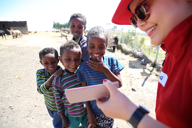 에티오피아에 방문한 CSR팀 전현진 과장 