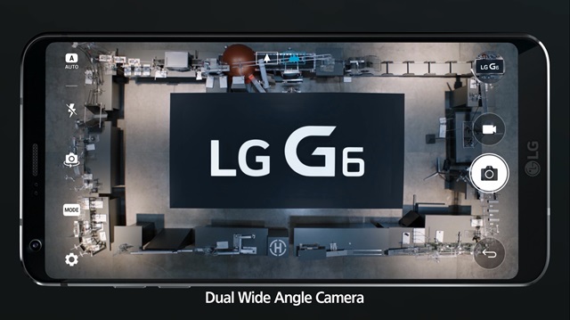 LG전자가 전략 프리미엄 스마트폰 LG G6의 글로벌 출시에 맞춰 혹독한 안전성 및 내구성 테스트를 만화적 상상력으로 재현한 '골드버그 장치' 영상으로 온라인 마케팅 강화에 나섰다. 영상 마지막에 날아오른 드론이 LG G6의 광각 듀얼 카메라를 이용, '풀비전' 디스플레이의 18:9 화면비와 동일한 비율인 가로 8m, 세로 4m의 직사각형으로 제작된 세트를 촬영하는 모습.