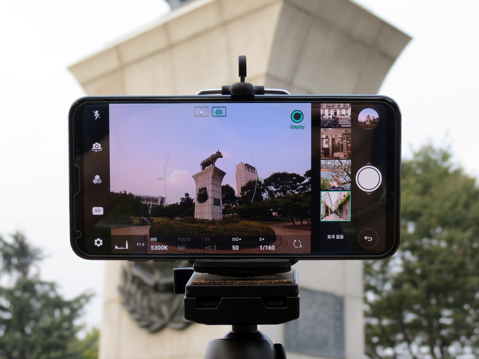 'LG V30' 카메라로 담은 캠퍼스 가을 풍경