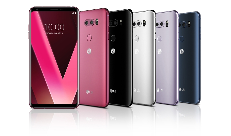 'LG V30'의 오색찬란 5가지 컬러