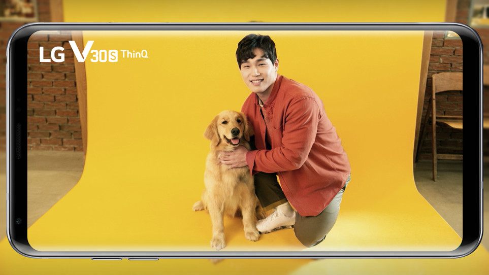 'LG V30S ThinQ' 인공지능 사진관 TV광고 장면