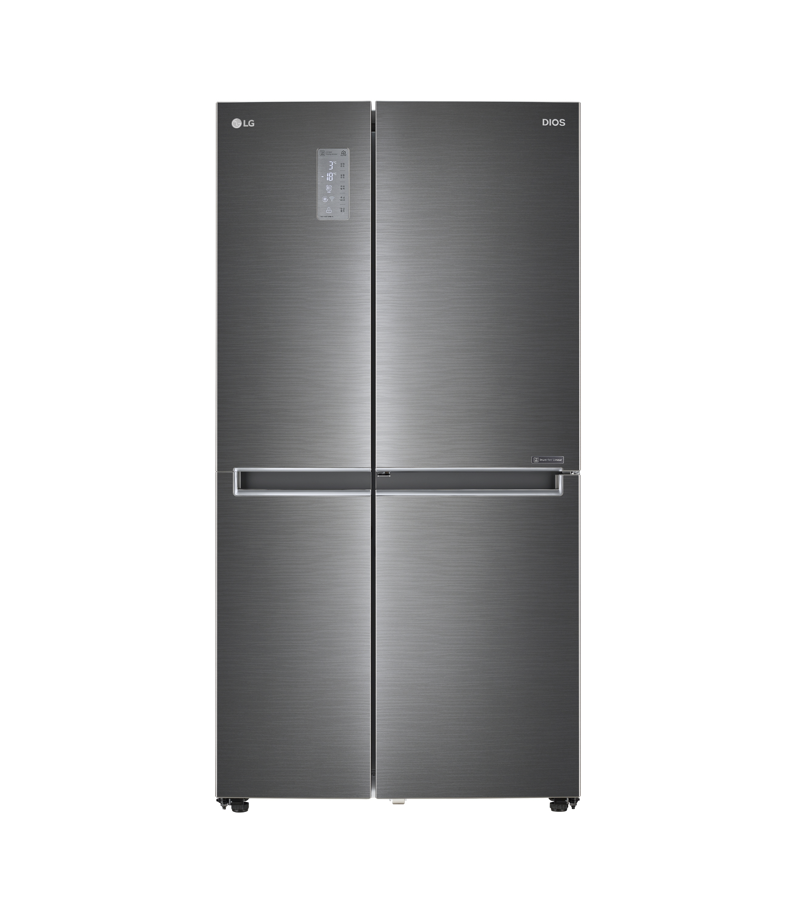 에너지대상 및 산업통상자원부장관상을 받은 LG전자 디오스 양문형 냉장고