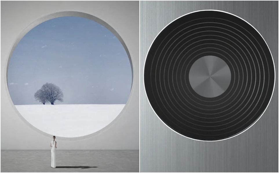 LG 시그니처 에어컨의 시원한 바람을 형상으로 구현하면서 공간과의 조화까지 담아낸 디자인