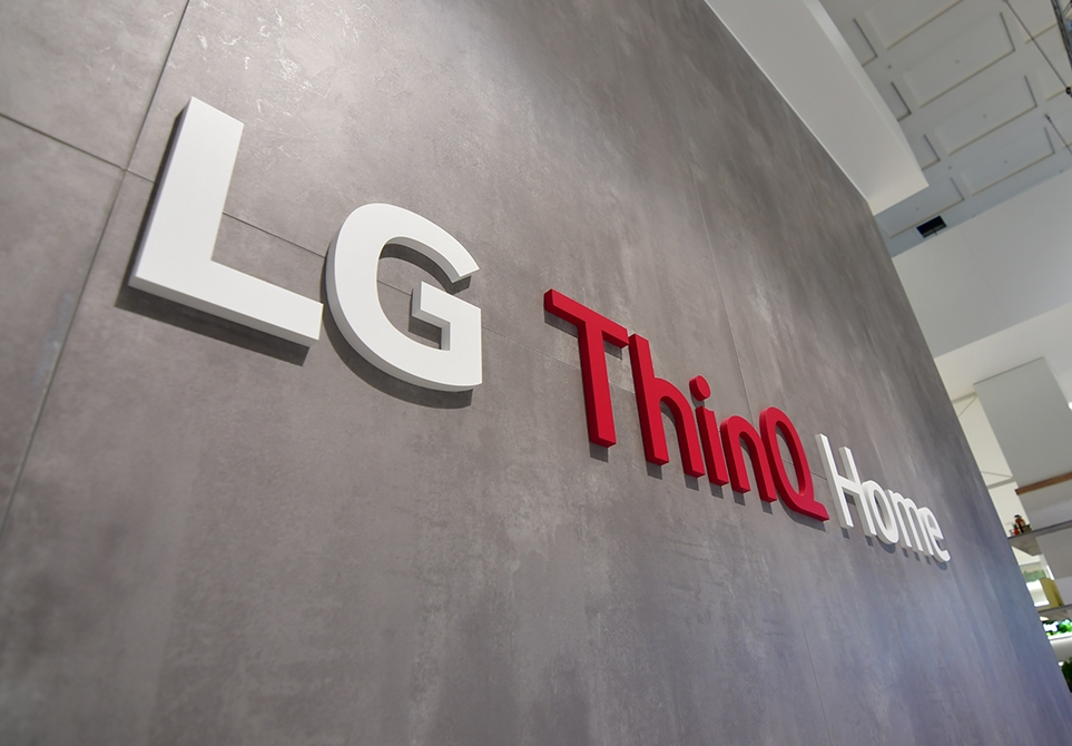 IFA 2019 내에 마련된 LG ThinQ Home 전시 부스