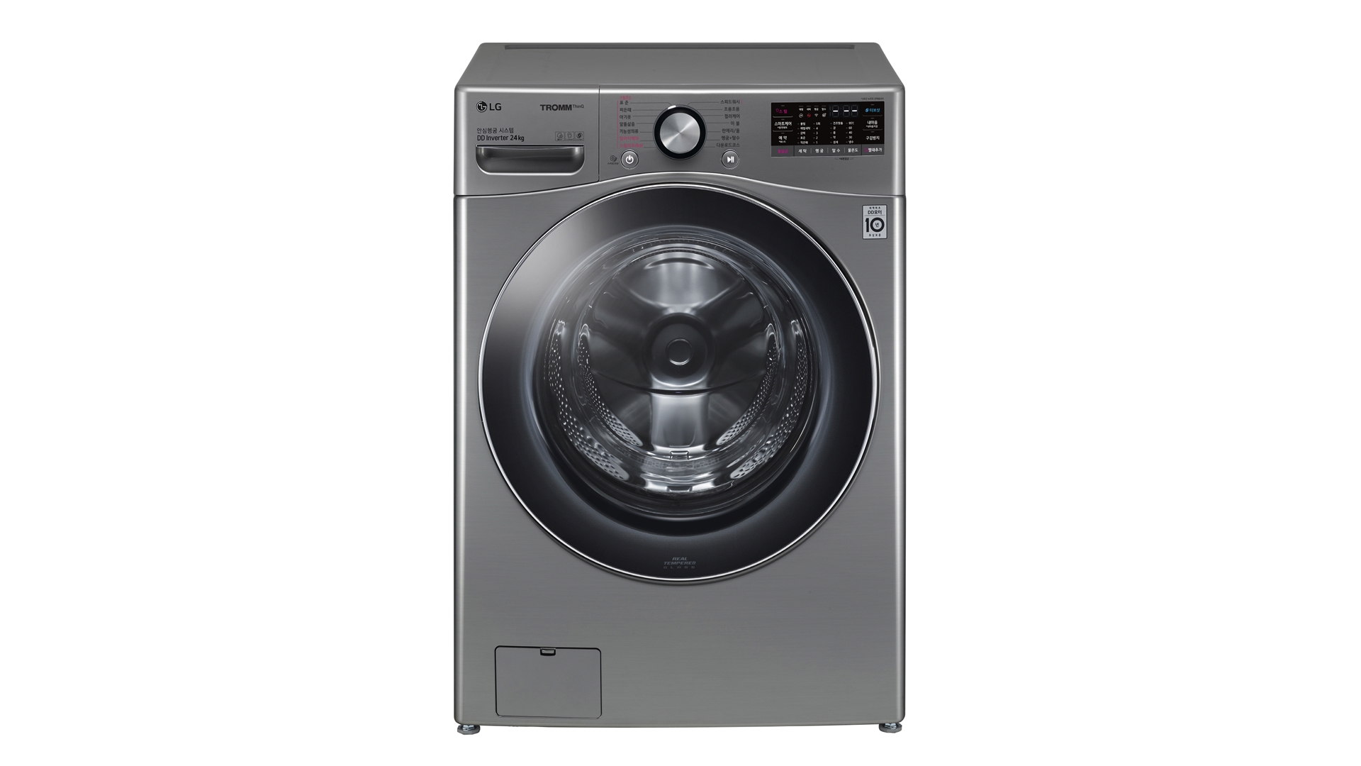 LG전자는 양이 많거나 부피가 큰 빨래도 한 번에 세탁할 수 있는 인공지능 DD(Direct Drive)세탁기 ‘LG 트롬 세탁기 씽큐’(모델명: F24VDD)를 이번 주말 출시한다. 