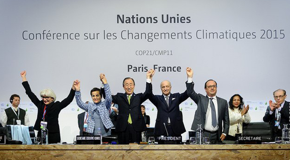 기후 변화에 대한 해결방안을 논의한 파리 협정
