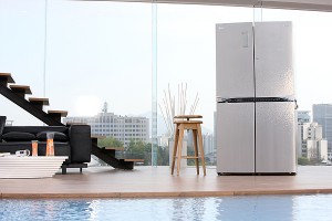 디오스 냉장고 광고 촬영 현장