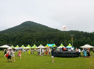 지산 락 페스티벌 현장