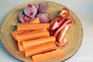 딸기, 당근, 파프리카