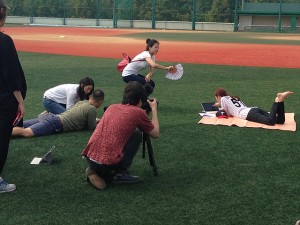 3_공서영 아나운서 촬영현장