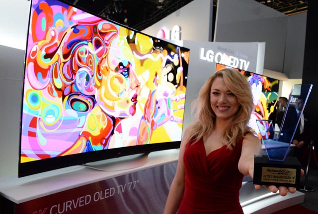 LG TV, ‘2014 CES’ 어워드 휩쓸어
