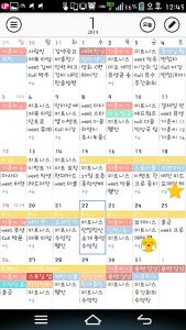 빼곡한 신년 계획