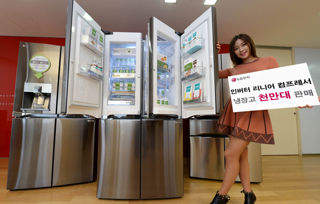 LG전자, ‘인버터 리니어 컴프레서’ 냉장고 전세계 1천만대 판매
