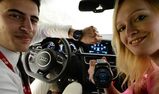 LG전자, MWC 2015서 스마트워치로 ‘아우디(Audi)’자동차 제어한다