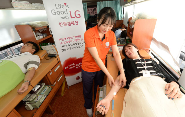 LG전자, ‘2015 라이프스 굿’ 헌혈캠페인 실시