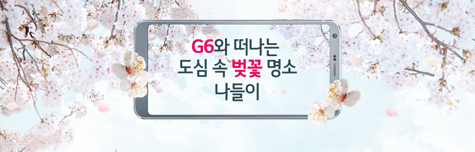 ‘LG G6’와 즐기는 서울 벚꽃 명소 6선