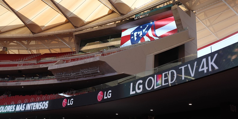 LG LED 사이니지, ‘AT 마드리드’ 새로운 홈구장 비춘다