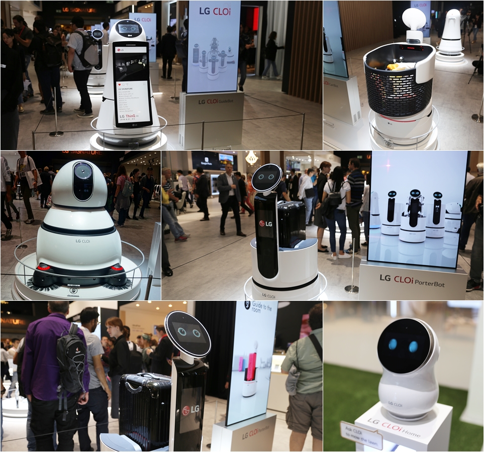 ‘IFA 2018’ LG 클로이 로봇