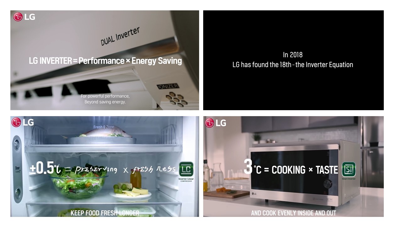 LG 생활가전 핵심기술 ‘인버터’ 광고영상, 6개월 만에 2억뷰