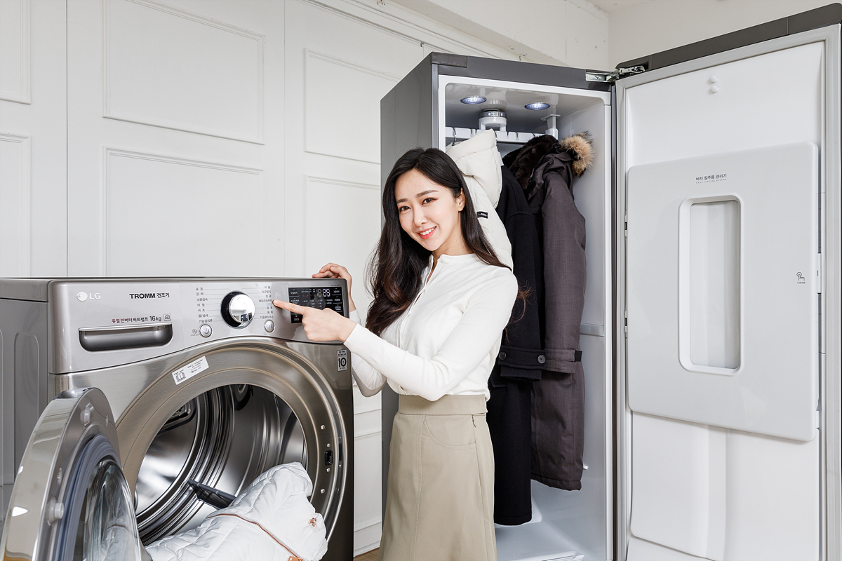 겨울옷 패딩 음식냄새제거