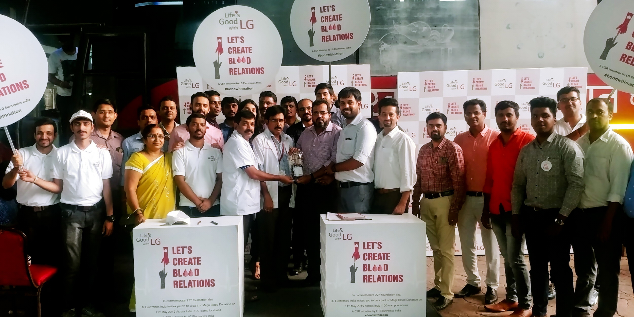 인도 47개 도시서 대규모 헌혈캠페인 진행