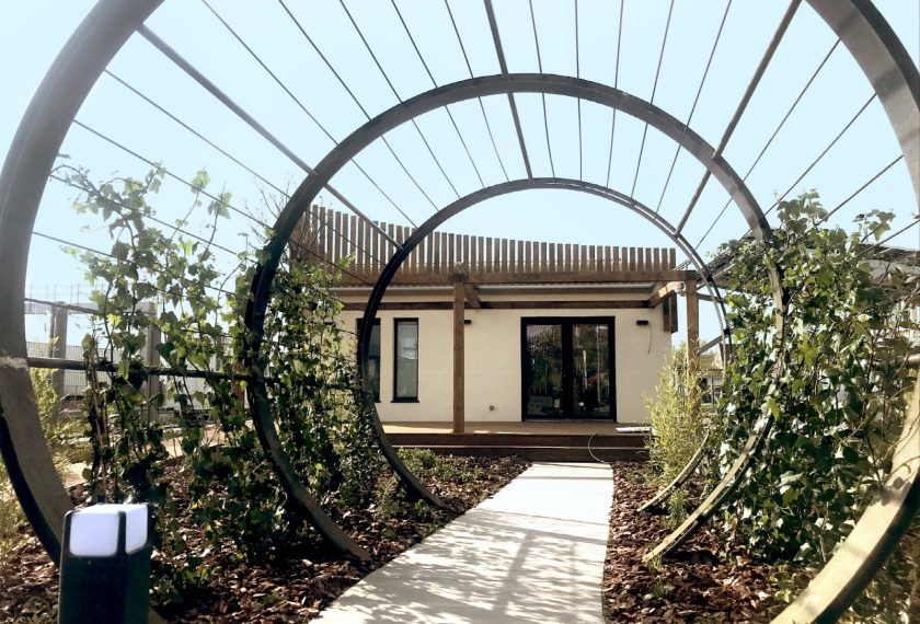 LG전자가 최근 스페인 마드리드에 혁신적이고 환경 친화적 가옥인 ‘LG 홈(LG Home)’을 선보였다. 사진은 'LG 홈'의 모습