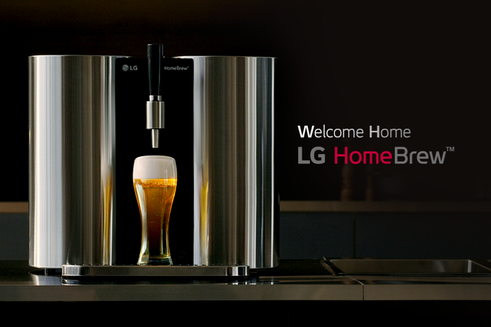 양조장에서 갓 만든 맥주 첫 잔의 감동을 그대로! Lg 홈브루 – Live Lg – Lg전자 뉴스룸