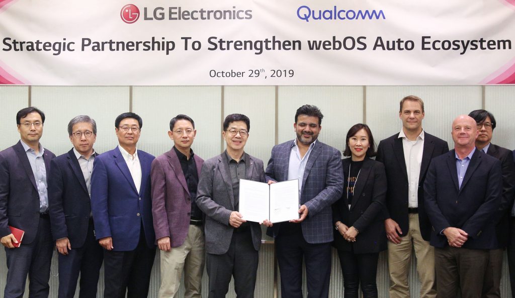 LG전자-퀄컴, 차량용 인포테인먼트 플랫폼 ‘webOS Auto’ 개발