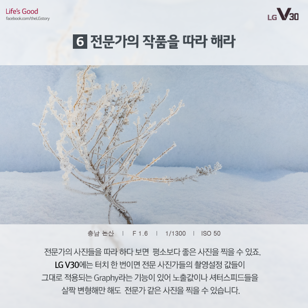[김주원 작가 X LG V30] 겨울사진 촬영 노하우