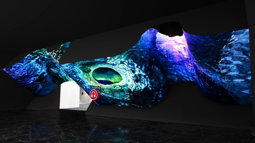 LG전자 IFA 3D 가상전시관 內 대형 조형물 ‘새로운 물결(New Wave)’ 이미지