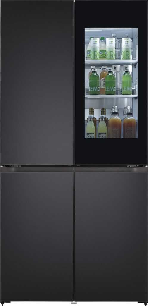 노크온 매직스페이스 기능이 탑재된 LG 오브제컬렉션 냉장고