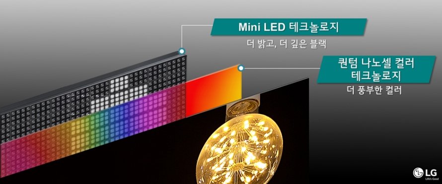 미니 LED TV의 구조에 대한 설명