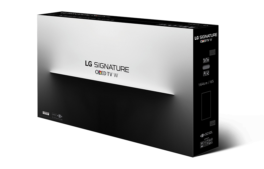 LG SIGNATURE OLED TV W 패키지 디자인