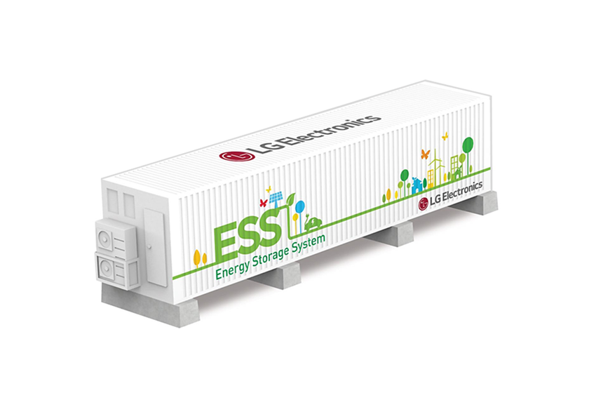 LG전자가 미국 하와이에 상업용 에너지저장시스템(ESS, Energy Storage System)을 공급한다. 사진은 LG전자 컨테이너형 상업용 에너지저장시스템.