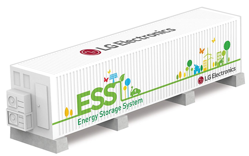 LG전자가 미국 하와이에 상업용 에너지저장시스템(ESS, Energy Storage System)을 공급한다. 사진은 LG전자 컨테이너형 상업용 에너지저장시스템.  