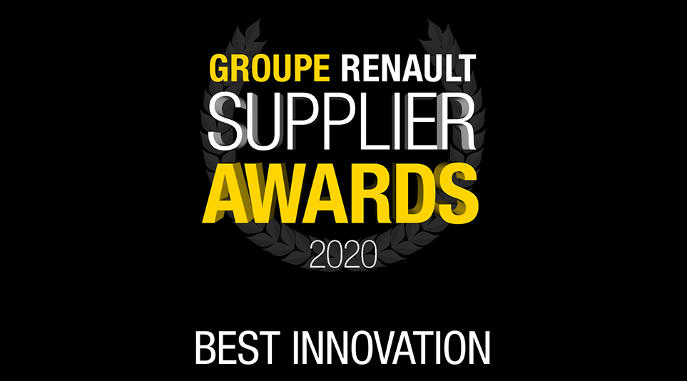 그룹 르노가 주관한 우수 공급사 시상식 수상
GROUPE RENAULT
SUPPLIER AWARDS
2020
BEST INNOVATION
